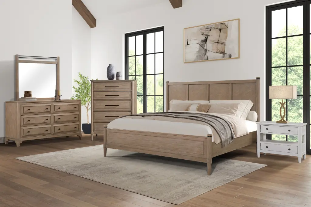 Open Nightstand 2 Drawers - White Finish Solid Timber MDF Bedroom ihomefurnishings