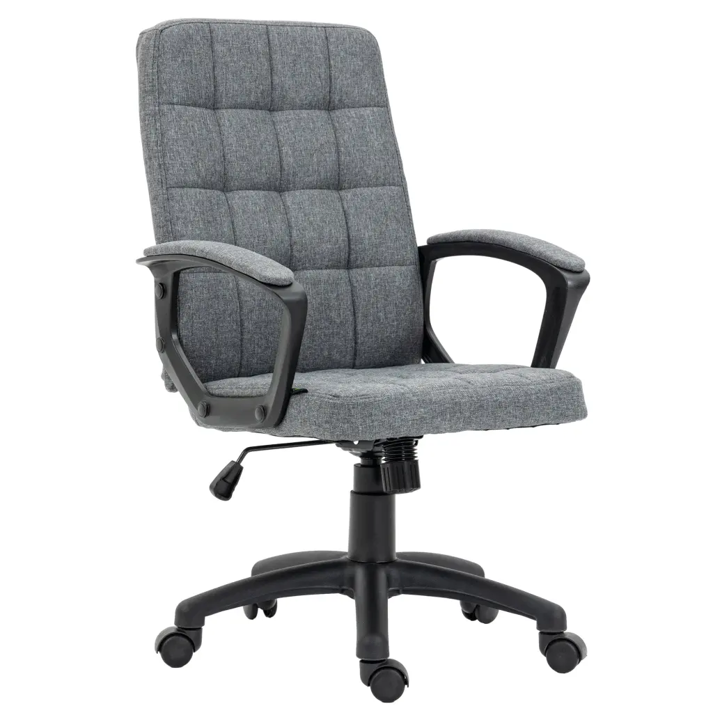 Material Office Chair Computer Desk Chair Swivel Tinquire Chair Arms aosom business