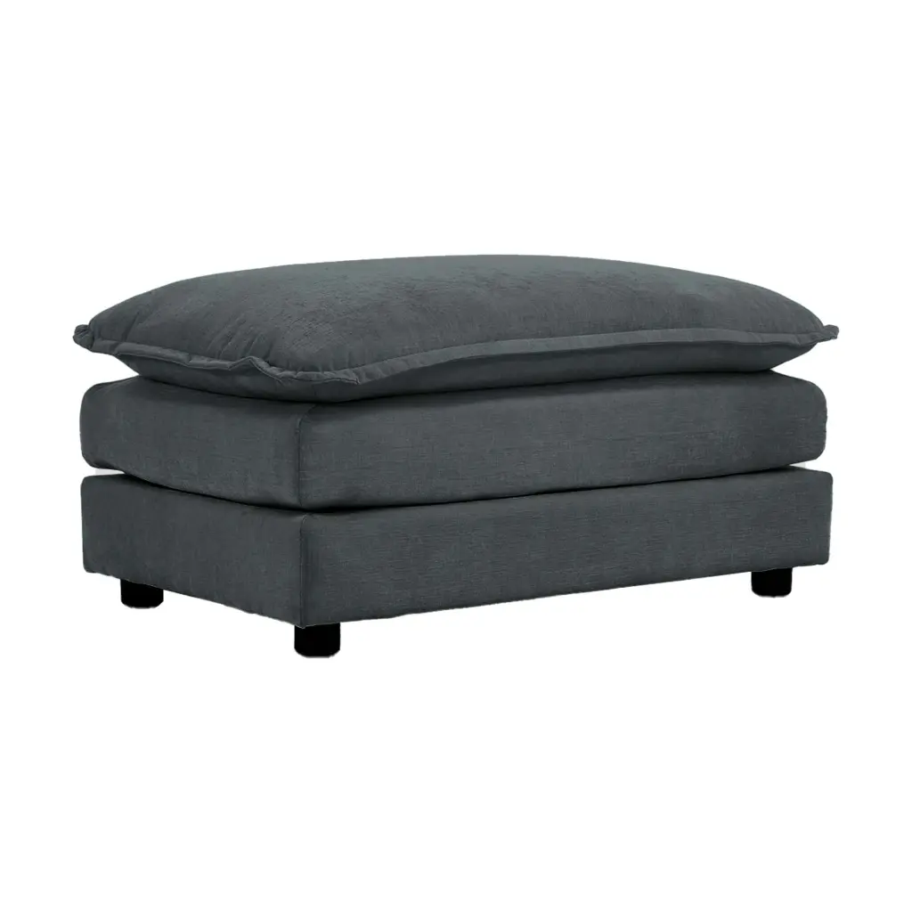 Chenille Material Ottomans Footrest 2 Seater Sofa 3 Colors ui furniture