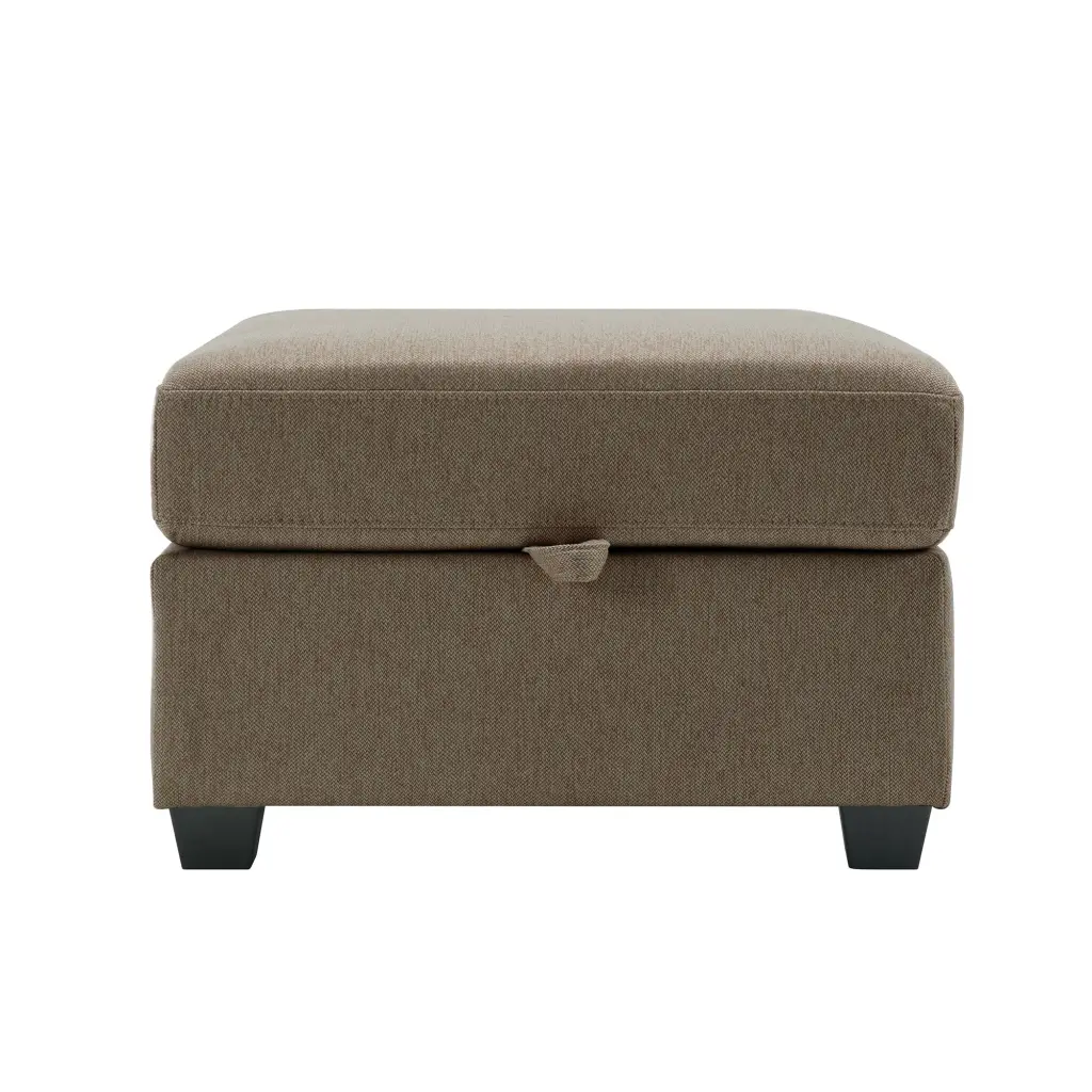 Palmilla Ottoman Brown Polyester 1 Seat Footrest Living Room ui furniture