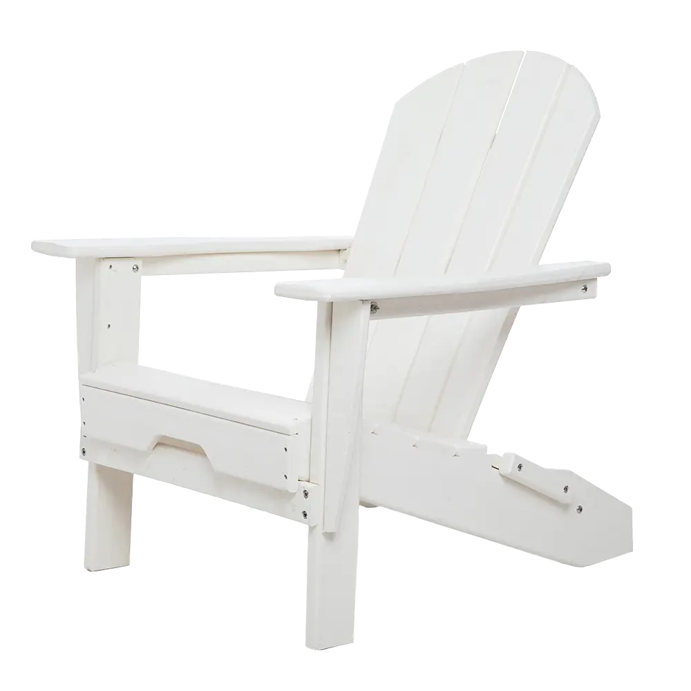 HDPE Folding Adirondack Chair Ultra Durable Weather Resistant Outdoor Furniture red oak creations