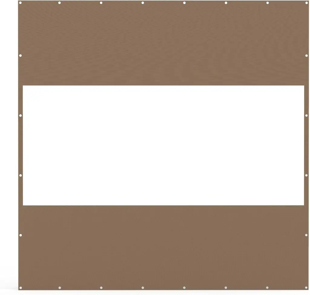 Heavy Duty Outdoor Clear Panel Curtain 18 Oz Water Resistant PVC Polyester crefise patio life