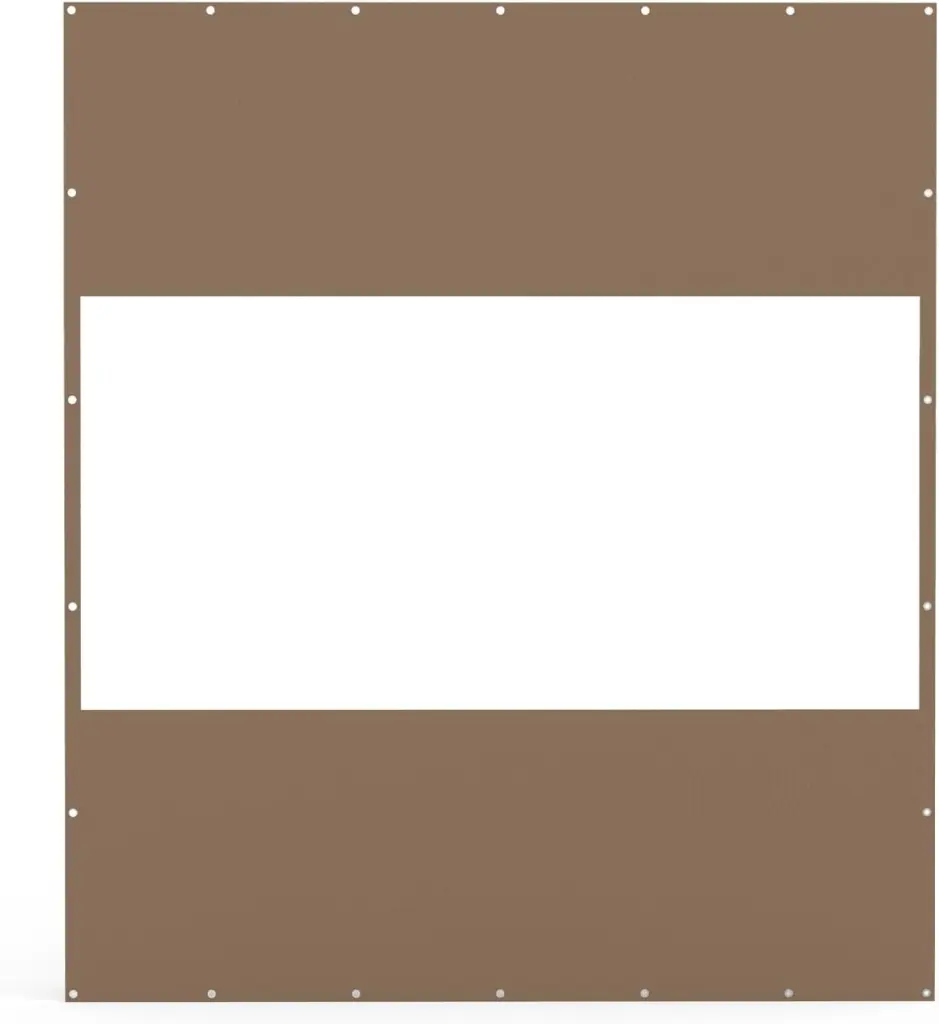 Heavy Duty Outdoor Clear Panel Curtain 18 Oz Water Resistant PVC Polyester crefise patio life