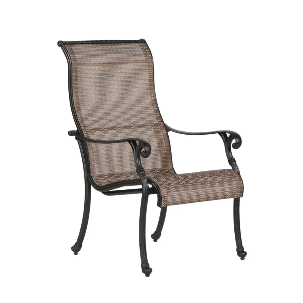 9 Piece Dining Set Antique Metal Alloy Polyester Light Metal Outdoor Patio Furniture gathercraft