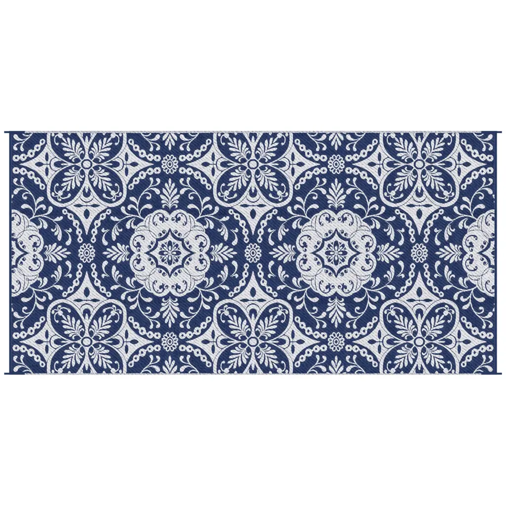 Outsunny Reversible 9x18 Outdoor Rug Water-resistant Plastic Straw Patio Deck Carpet aosom business