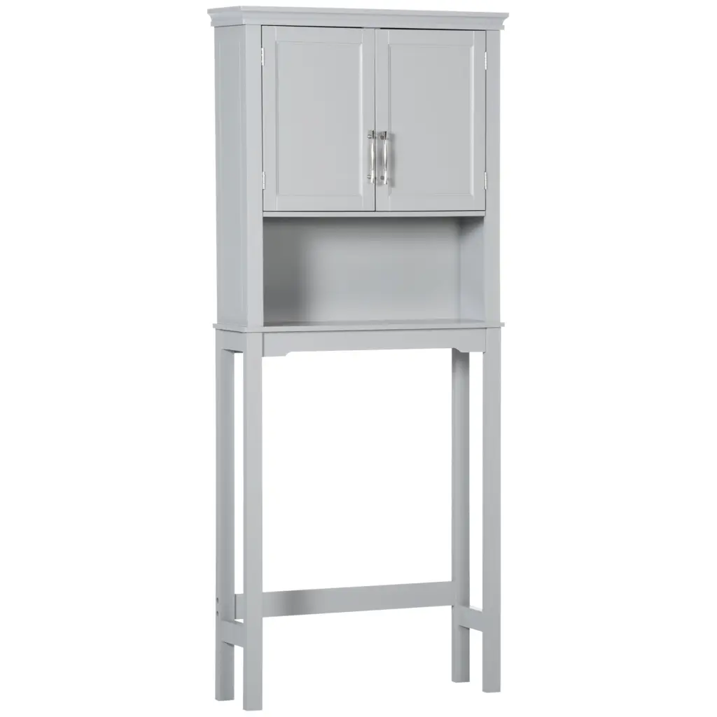 Kleankin Modern Over Toilet Storage Cabinet Double Door aosom business