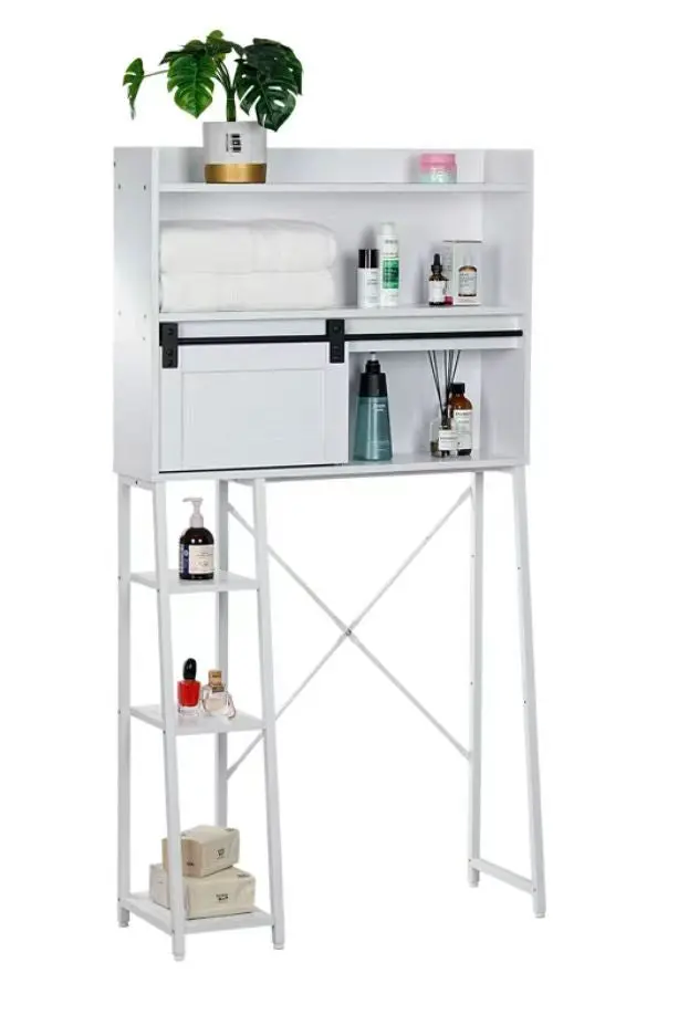 Over Toilet Storage Cabinet Toilet Paper Stand Weight Capacity Bathroom Organizer eheng