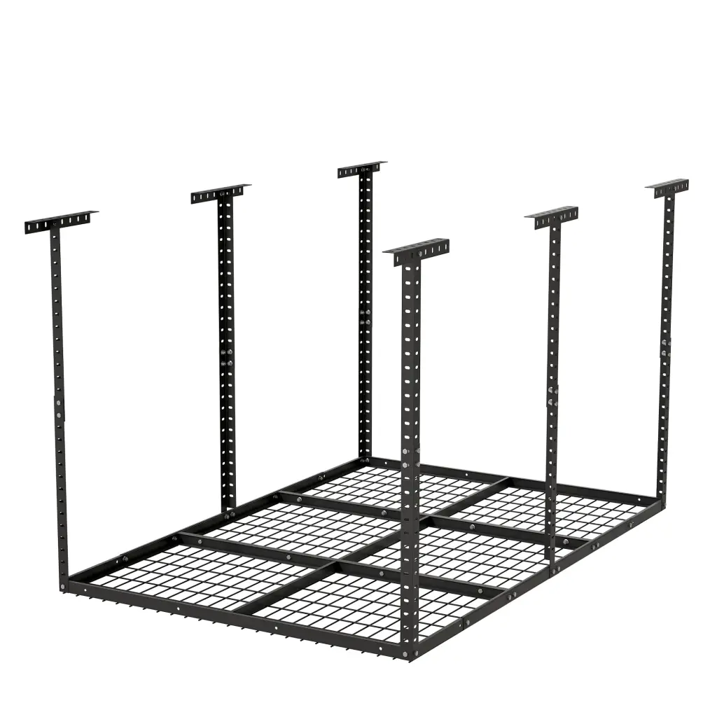 4X6Ft Overhead Garage Storage Rack, Customizable Garage Organization System hortus oasis
