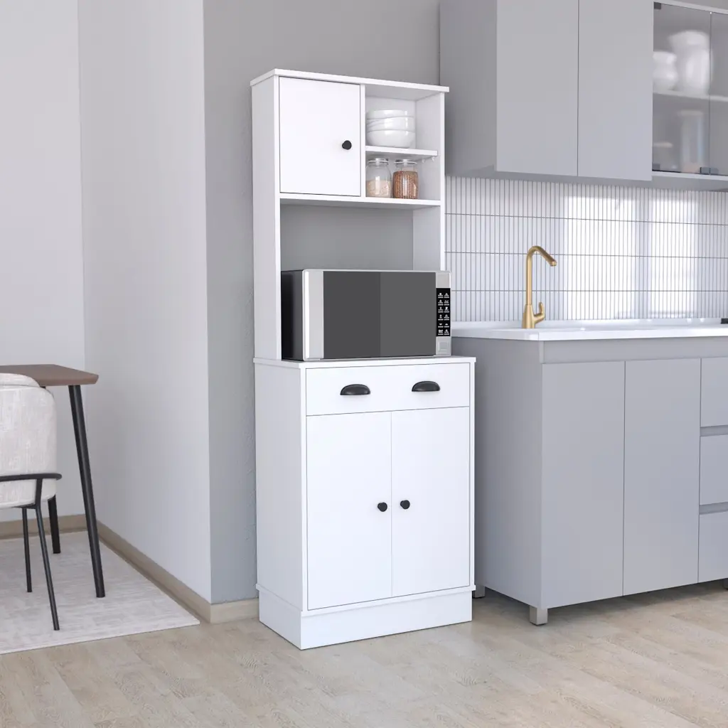 Albany Kitchen Pantry 3 Doors and Drawer Freestanding Cabinet rta mubles colombia