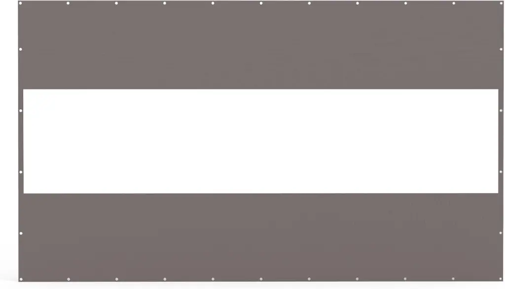 Heavy Duty Outdoor Clear Panel Curtain 18 Oz Water Resistant PVC Polyester Patio Screen crefise patio life