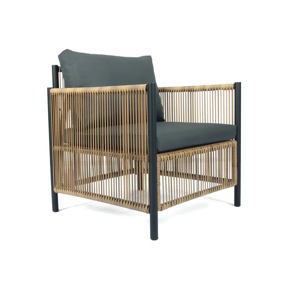 Outdoor PE Wicker Sofa Set 2 Pieces Single Sofa Set Complete ipro outdoor furniture