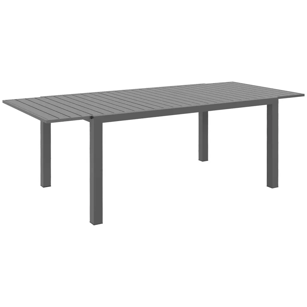 Outsunny Expandable Rectangle Patio Table Outdoor Dining Table Garden aosom business