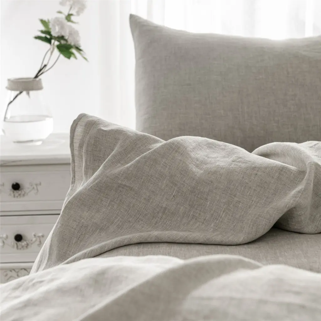 Pillow Cases Standard Dimensions Set 2 Soft Pillowcases Bedding real linen