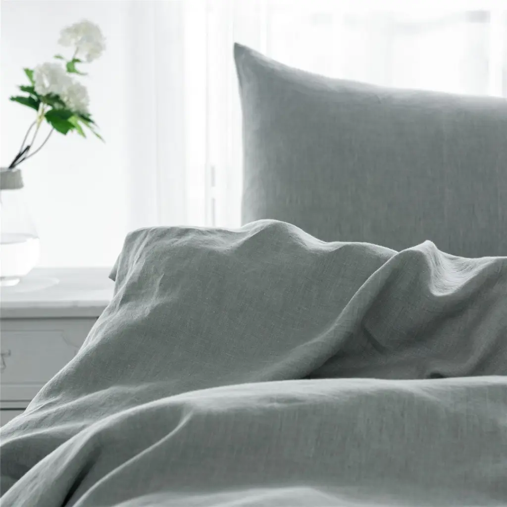 Quality Pillow Cases Set 2 - Standard Size real linen