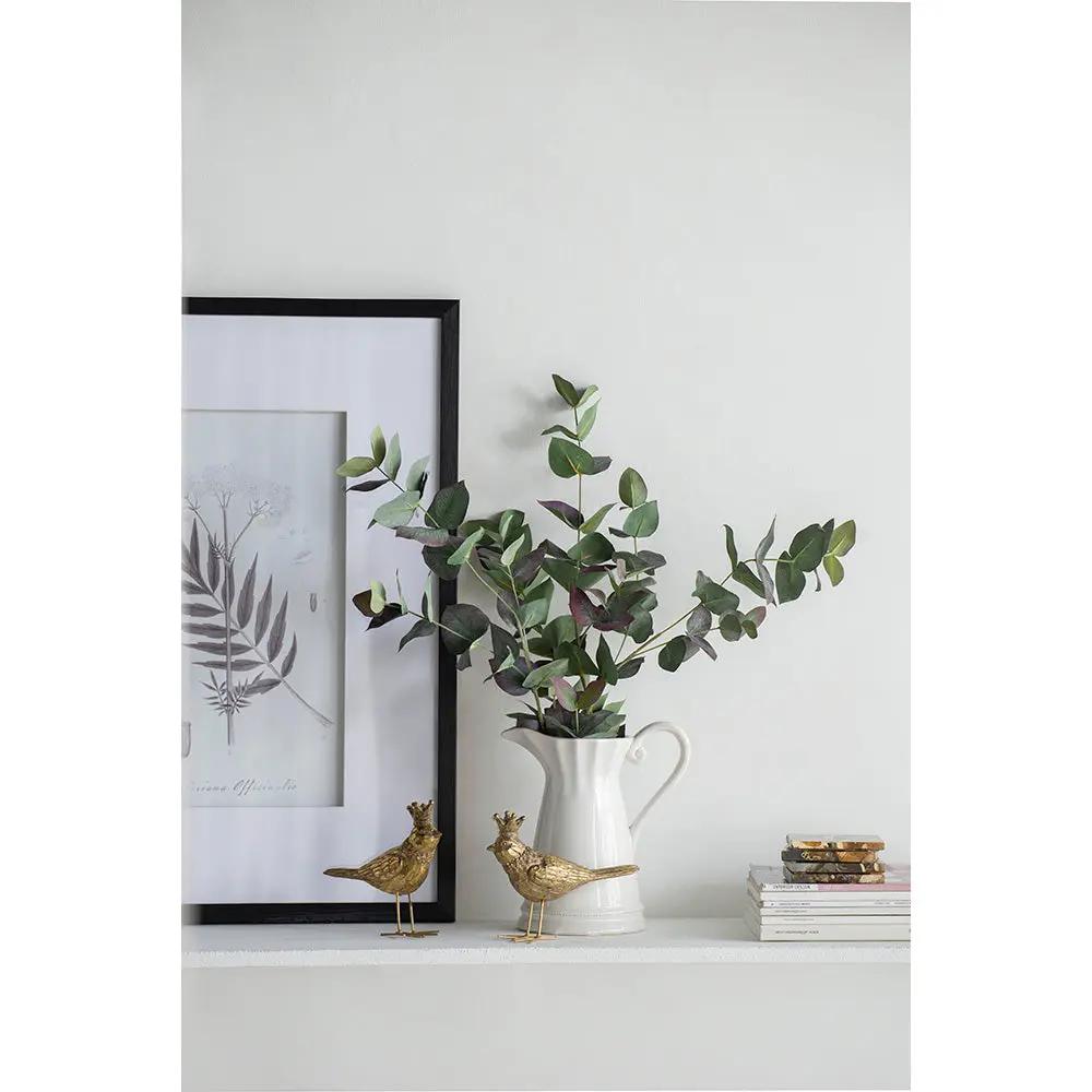 8.5X6X9 Inches Maisie Pitcher White White Ceramic evergreen decor