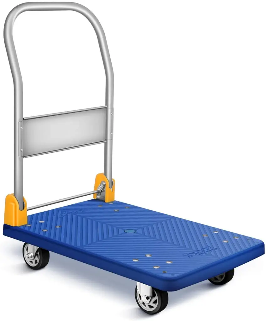 Yssoa Platform Truck 440Lb Weight Capacity And 360 Degree Swivel Wheels w1134dhs