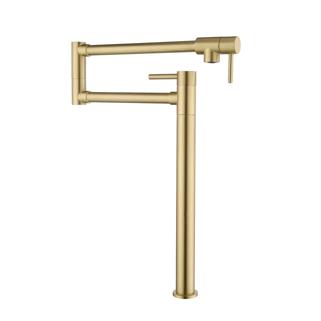 Pot Filler Faucet Extension Shank Brushed Gold Brass Finish w2287