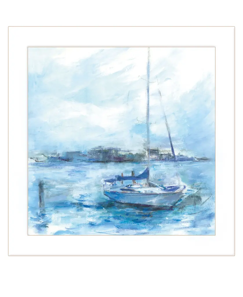 Serenity Sloop Tracy Owen Cullimore Ready to Hang Framed Print trendy decor 4u