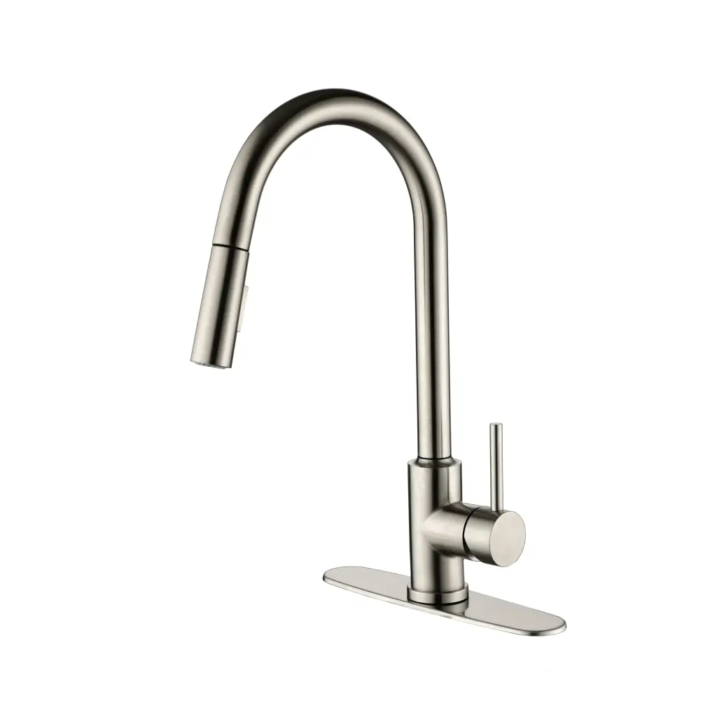Kitchen Faucet Pull Down Sprayer Applicator Nickel Stainless Steel rnb