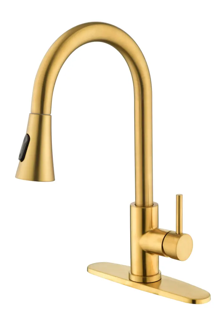 Kitchen Faucet Pull Out Spray Brushed Precious Metal Kitchen Stainless Steel w928 dongtu group