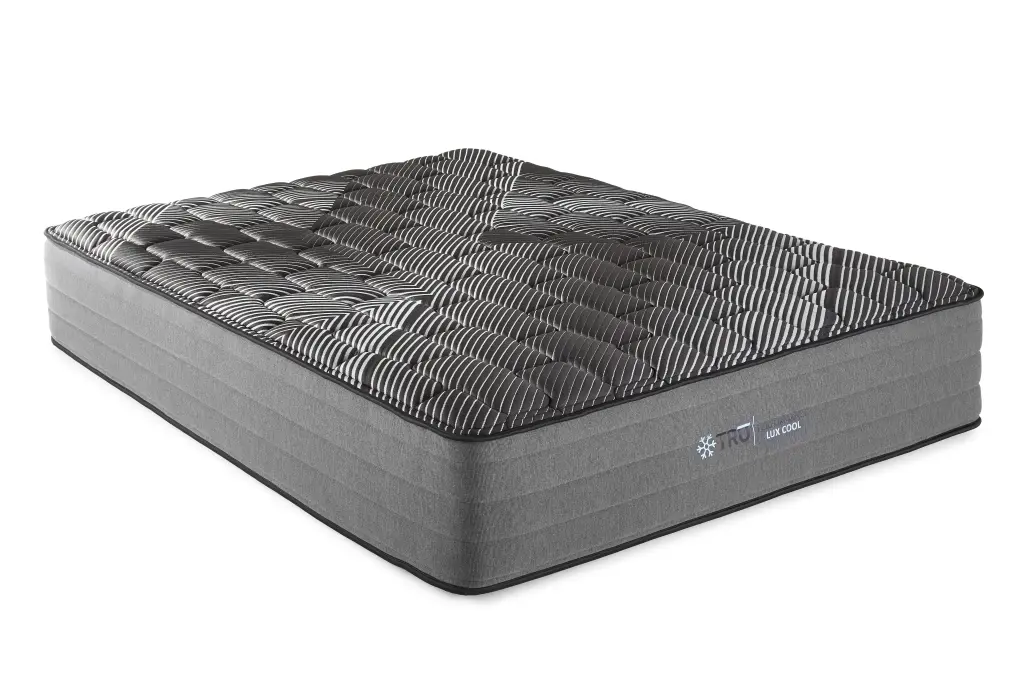 14 Inch Pure Ice Lux Firm Quilted Queen Mattress Black Foam Spring md mattress