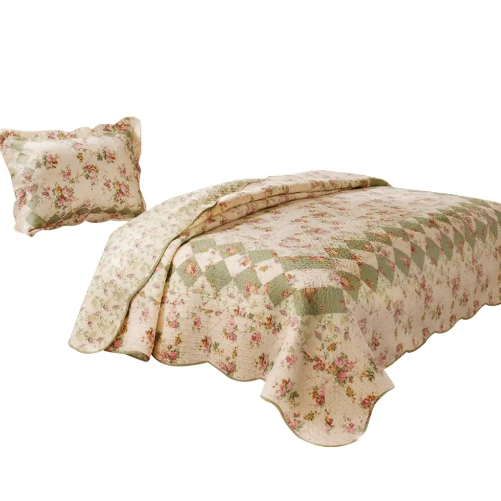 Denali 2 Piece Twin Dimensions Quilt Set Floral Prints Multicolor Bedding royal hampton