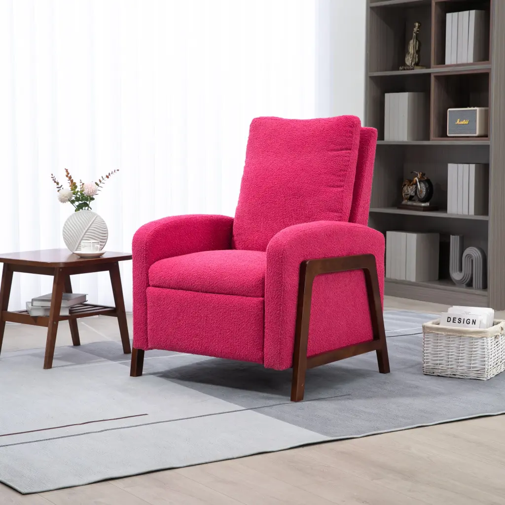 Coolmore Customizable Home Theater Recliner Chair Single Material Comfort coolmore w-395