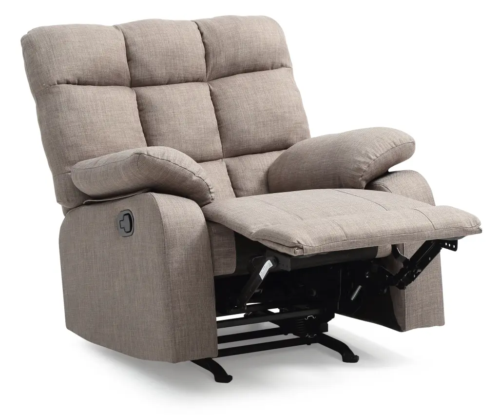 Cindy G555 RC Rocker Recliner Gray Foam Material glory furniture