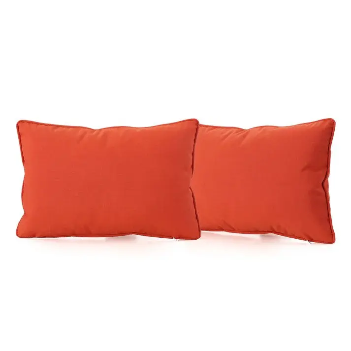 Coronado Rectangular Pillow Orange Material Decorative Throw Pillow nh-kisa