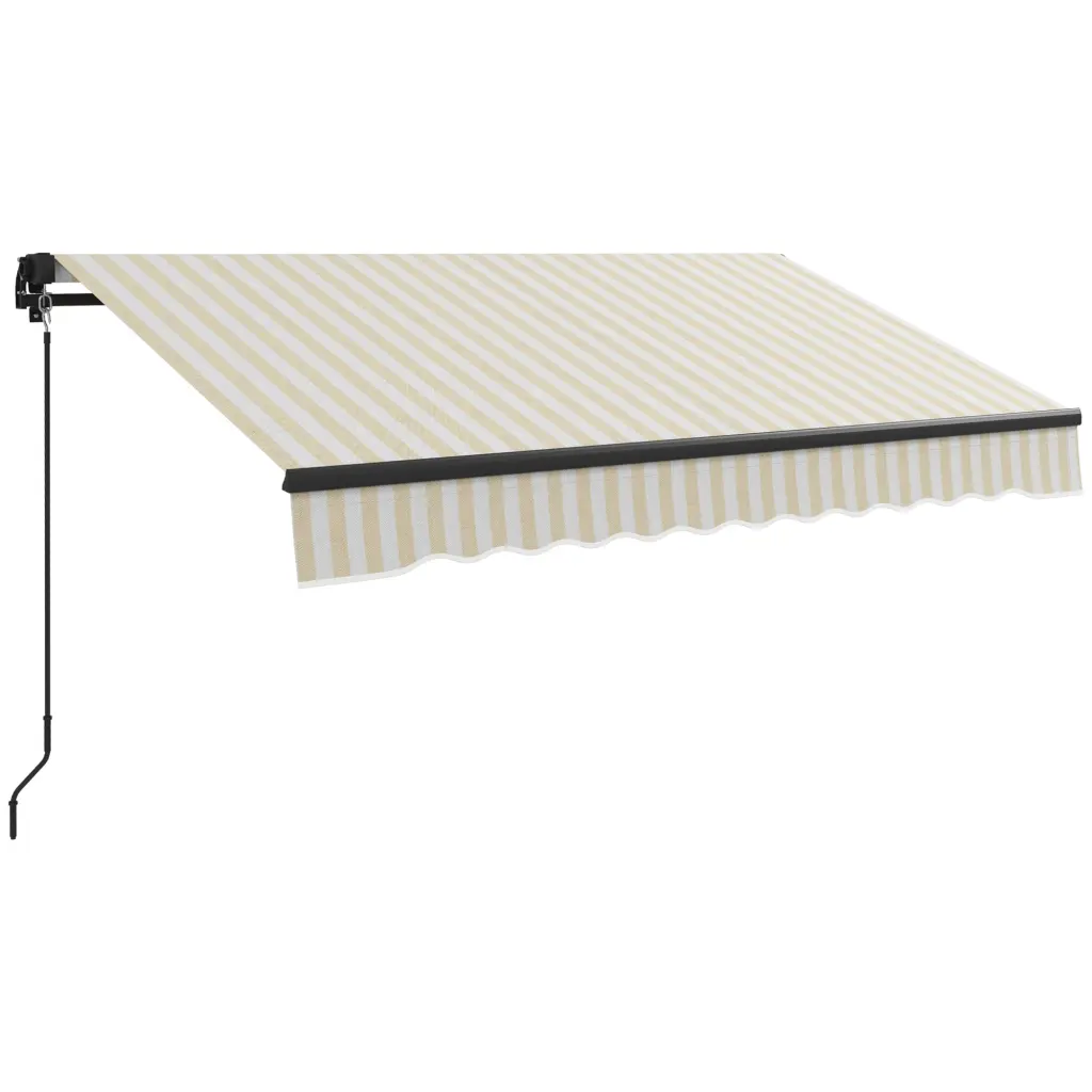 Outsunny 8 X 6.5 Retractable Awning Patio Sunshade Shelter aosom business