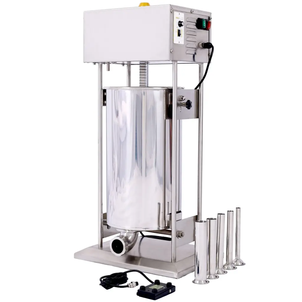 25L Electric Sausage Filler Stainless Alloy Metal Sausage Stuffer Maker g-h