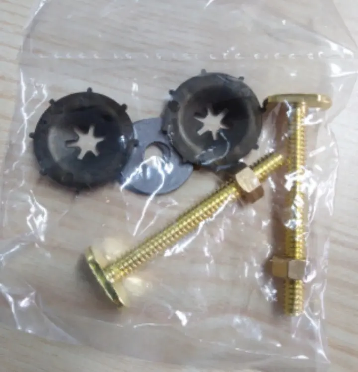 Setup Screw - White Chrome Finish Furniture Assembly clovis