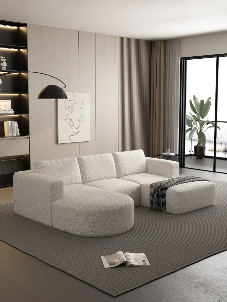 104.32x70.86 Modular Sectional Sofa Sleeper Couch Storage rnb