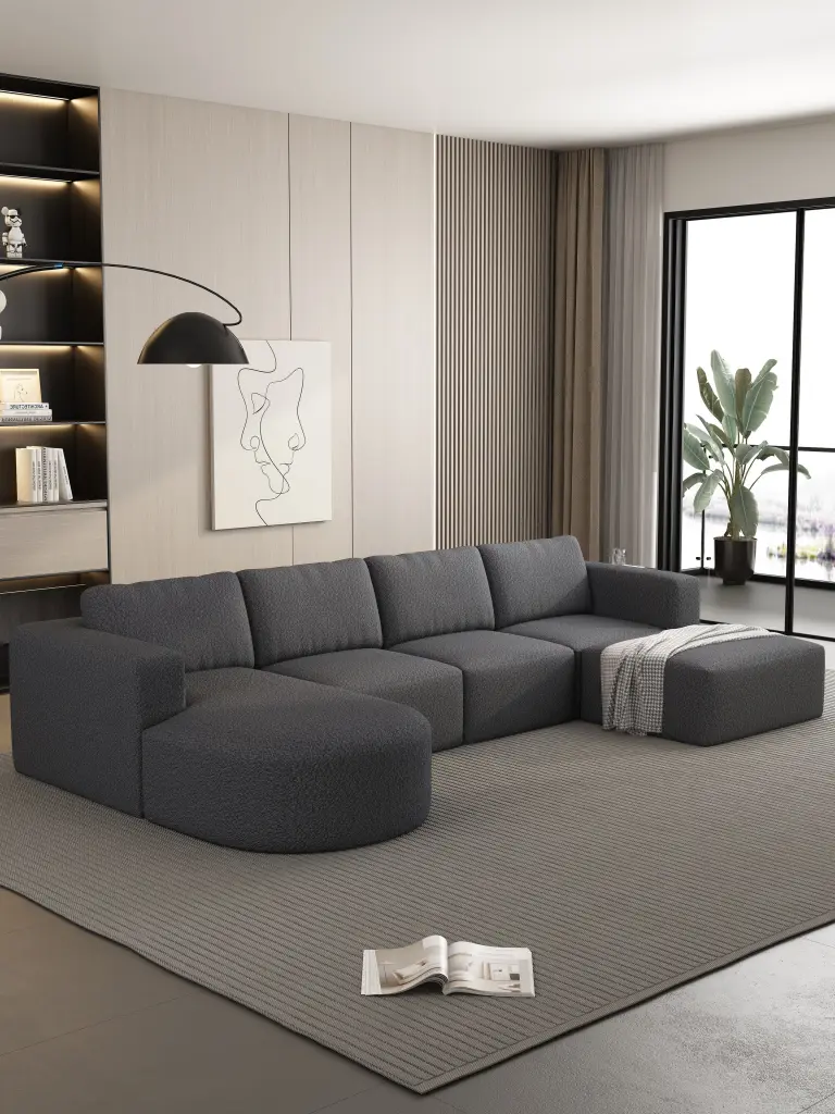 133.84x70.86 Modular Sectional Sofa Sleeper Couch Storage Sectional Sofa Living Room rnb