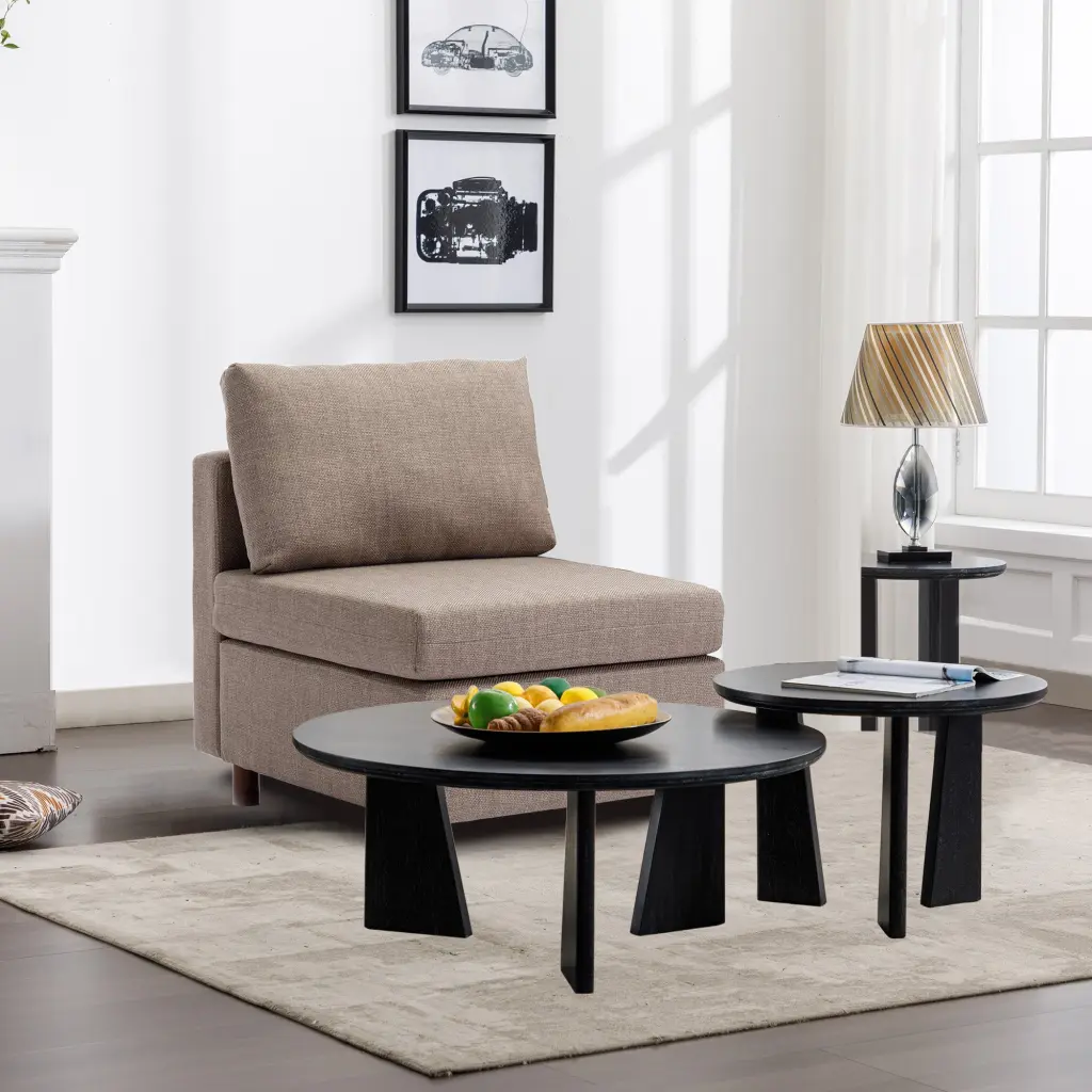 Middle Module Material Linen Modular Sofa Sectional Sofa Couch Accent Living Room Furniture rnb