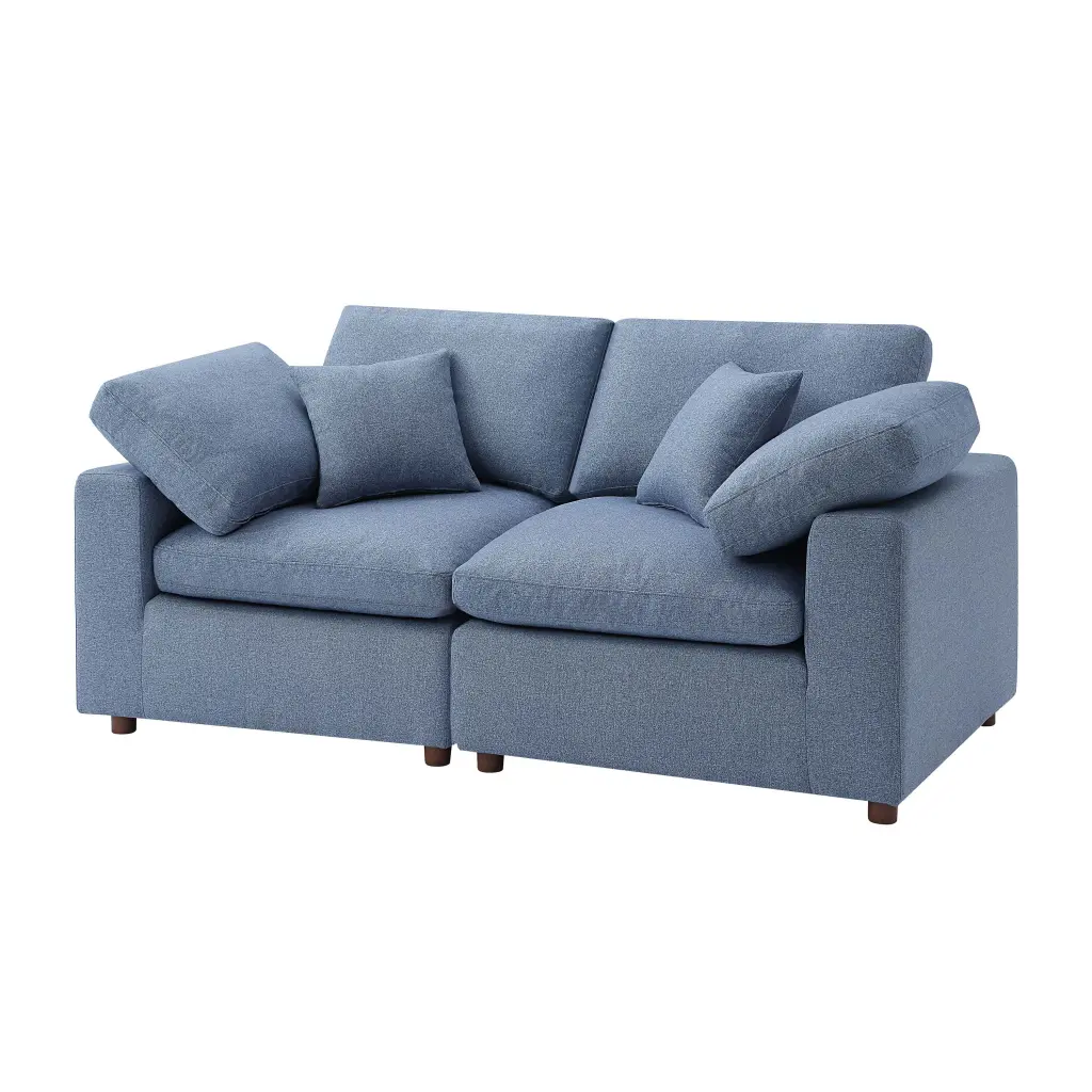 Modern Modular Sectional Sofa Set Self Personalization Design Sofa Blue Living Room w1241 artisan furniture
