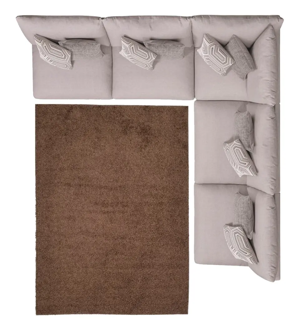 Shaggy Area Rugs 7x10 Carpets Living Room Brown Shaggy Rug furnia