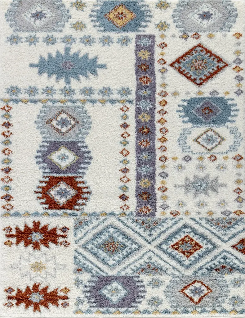 Loft Shag GC Czy1007 Ivory 7 Ft. 10 . X 9 Ft. 10 . Shaggy Area Rug icona home decor