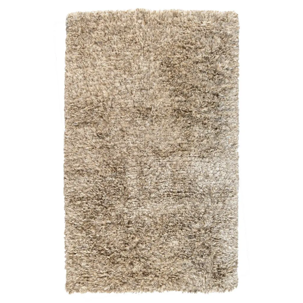 Harbinger 5x8 Shag Area Rug Eco Friendly Handwoven Blend Brown royal hampton
