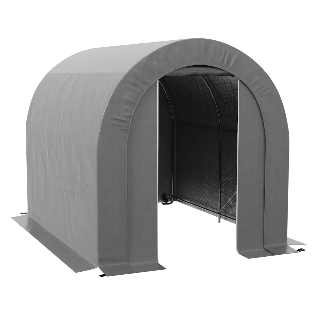 Outsunny 6' X 8' Garden Storage Tent Heavy Duty Outdoor Shed Waterproof And Durable aosom business
