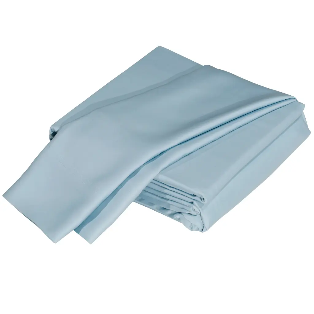 Luxuriously Soft 100% Viscose Derived From Bamboo 4 Piece Sheet Set Ocean Blue dty home