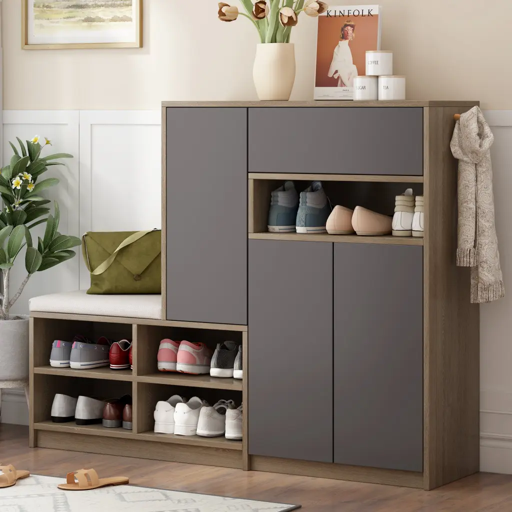 2 1 Shoe Storage Bench & Shoe Cabinets Multi Practical Shoe Rack rnb