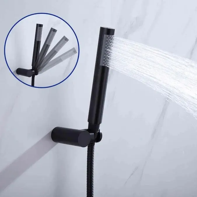 1.5 GPM 10 Inch Rain Shower System Wall Mounting Dual Bathroom Shower Set w1059 dilusso