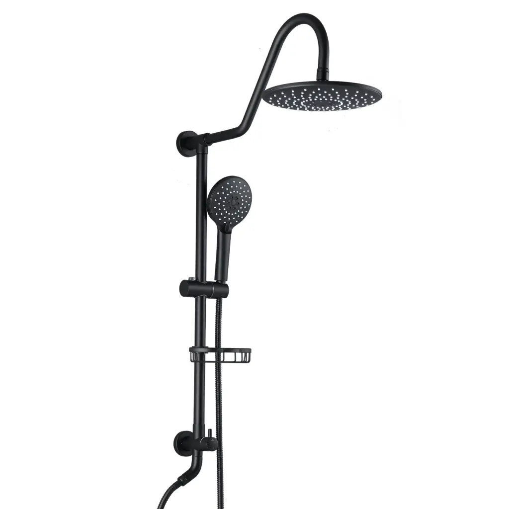 10 Inch Rainfall Shower Head And Handheld Showerhead Bundle kooleasy