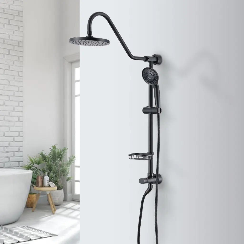 Oil Rubbed Bronze Shower Head Handheld Shower System Stainless Steel Alloy Adjustable Spray rnb