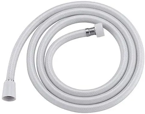 PVC Shower Hose 59 Inches Extra Long Smooth Handheld Shower Hose Flexible t3177