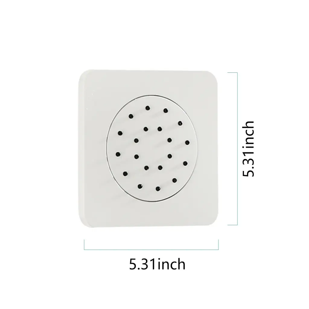 Concealed Setup Body Jet Shower Spa Square Weightage Jets Spray B Modern Bathrooms rnb