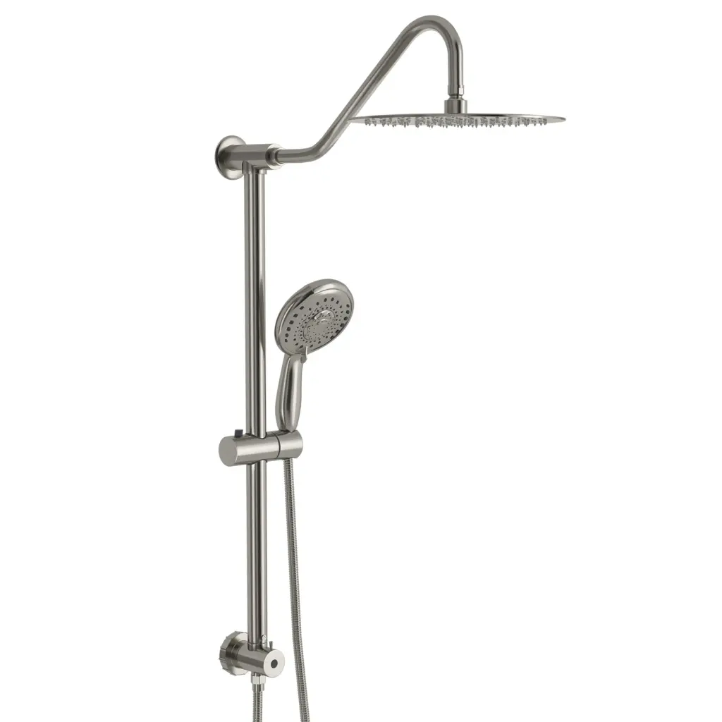 10 Inch Round Top Spray Shower and Hand Shower Set lordear