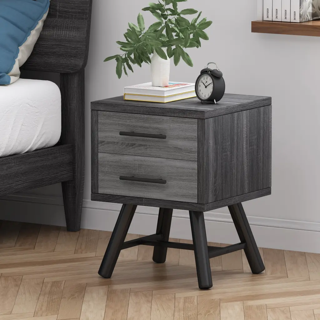 Side Table Oak Particle Board nh-sunfay
