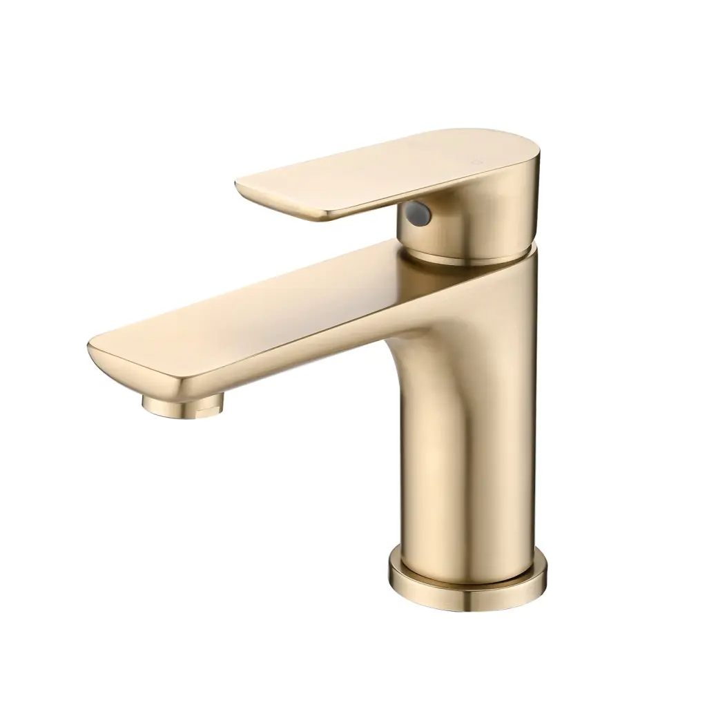 Single Handle Lavatory Basin Sink Faucet Applicator Gold Brass sihua sanitary ware